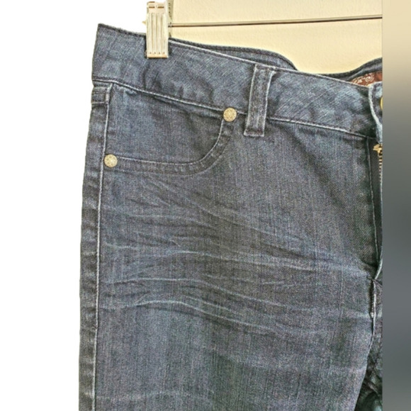 2/$35 Sale D. JEANS Dark Wash Skinny Fit Jeans Midrise Sz 10P - Picture 4 of 11